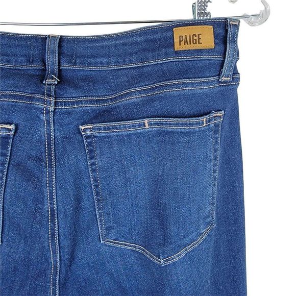 PAIGE Radko Blue Verdugo Ankle Skinny High Rise Jeans Size 30 with defects - Picture 10 of 13
